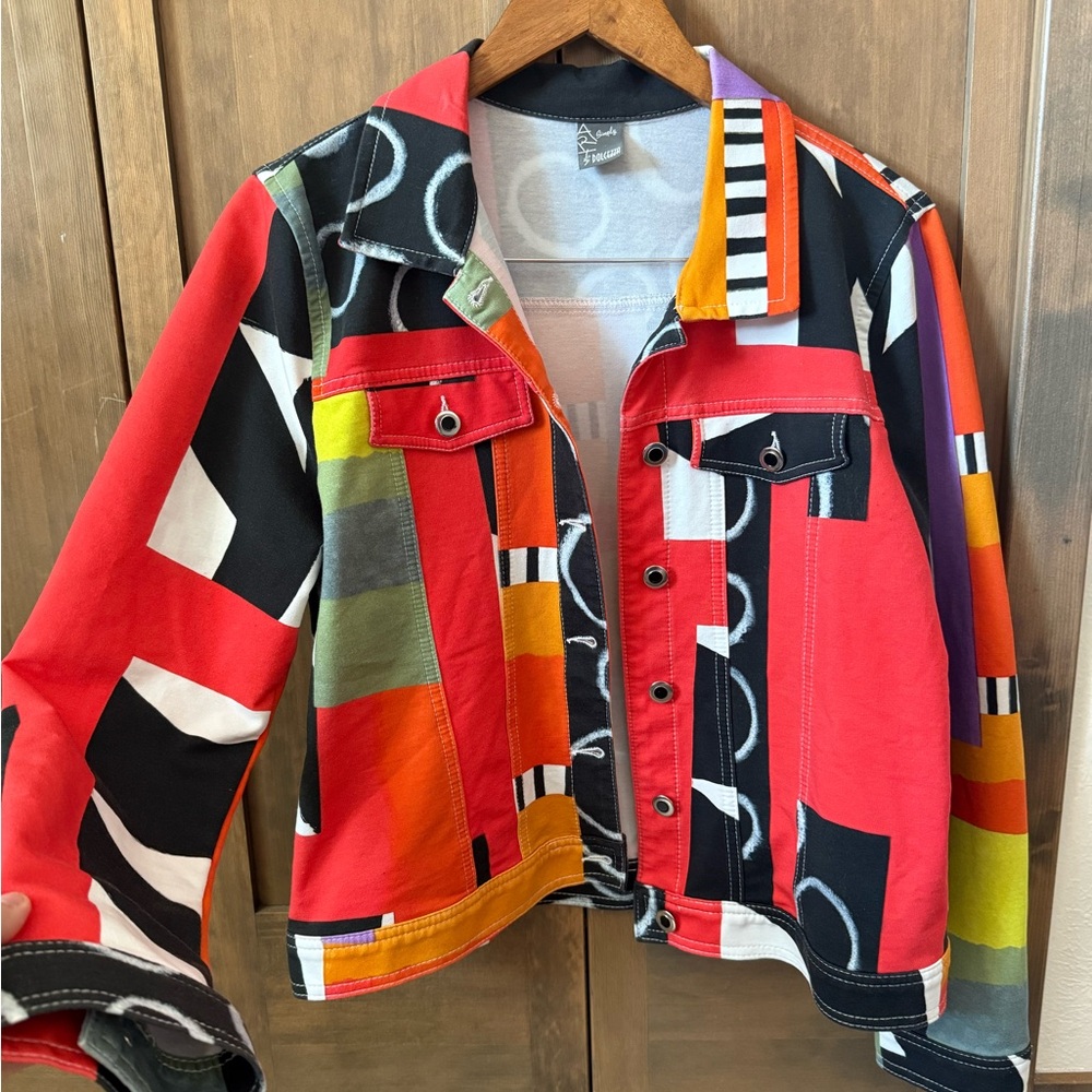 Colorful Geometric Jacket - ART by DOLCEZZA